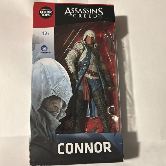 Assassins Creed 7” Action Figure Connor #5 Red Wave Color Tops Collector Edition - Picture 7 of 14